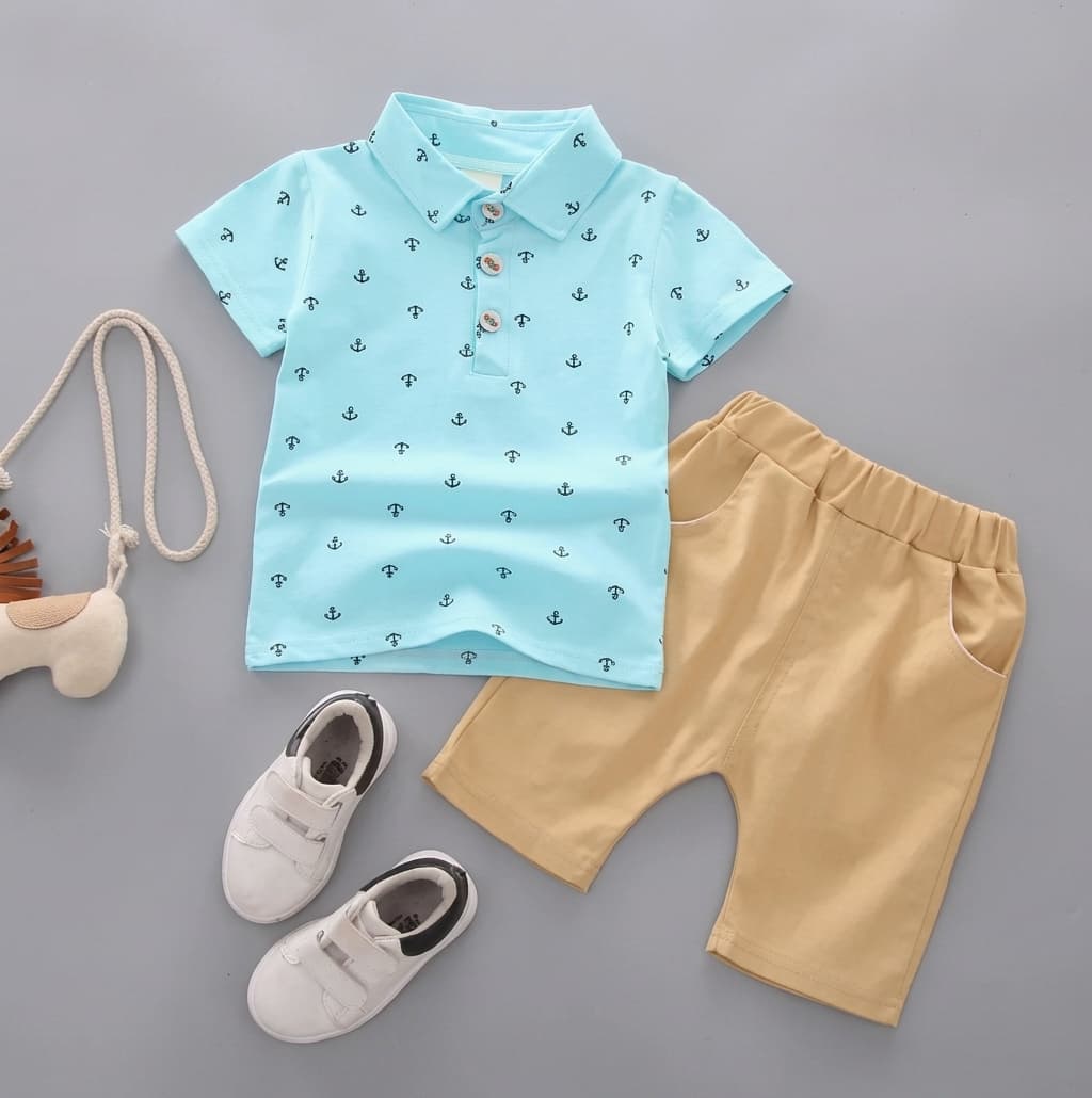 Summer Boys Clothes Suit Kids T-shirt+shorts 2pcs Baby Toddler Outfit Sportsuit 1 2 3 4 Years Boys thin Costume Children Clothes